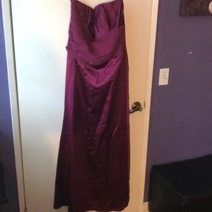 Maroon Colored Bridesmaid Dress Worn Once
